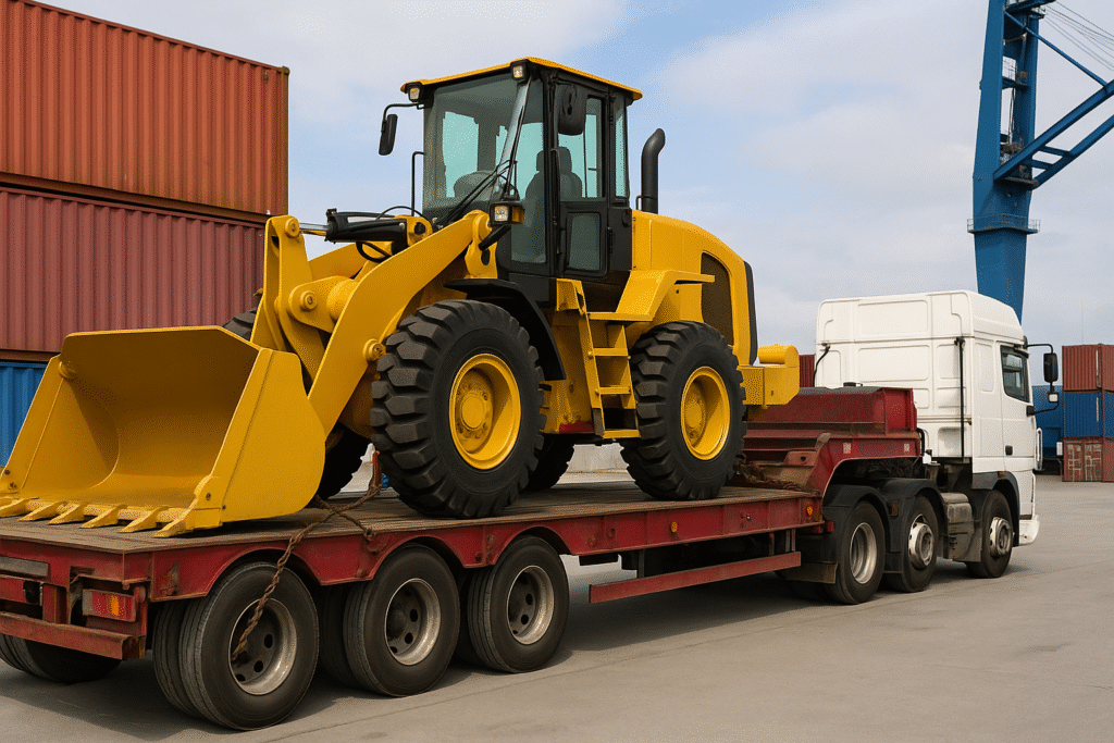 Jasa Pengiriman Wheel Loader