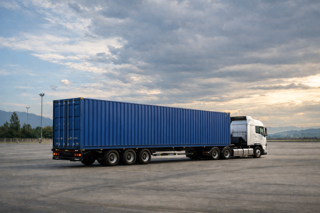 sewa trailer kontainer