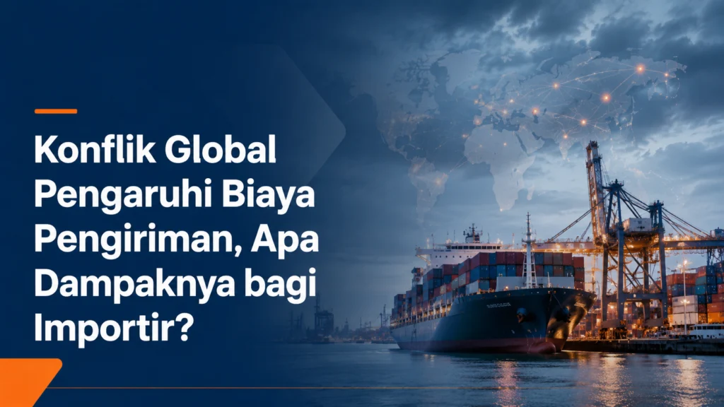 Konflik Global Pengaruhi Biaya Pengiriman, Apa Dampaknya bagi Importir?