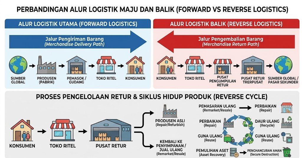 Perbedaan Forward Logistics dan Reverse Logistics
